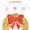 Best Choice Products 48in Pre-Lit Outdoor Christmas Wreath, LED Metal Holiday Décor w/ 140 Lights, Bow